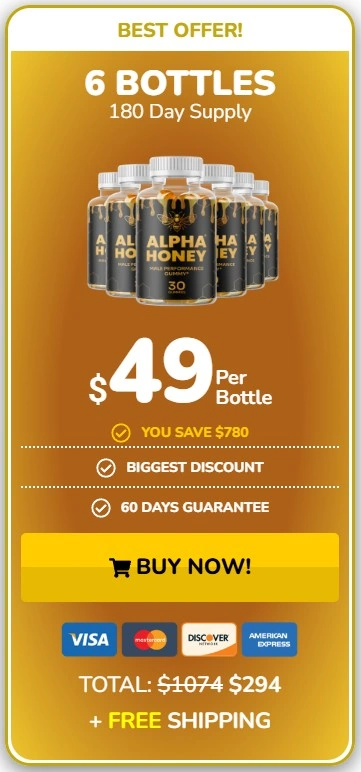 Alpha Honey 6 bottle Price